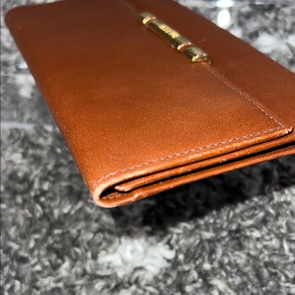 EUC Authentic Vintage Bally Dolce Brandy Calf Long Wallet - Picture 9 of 16